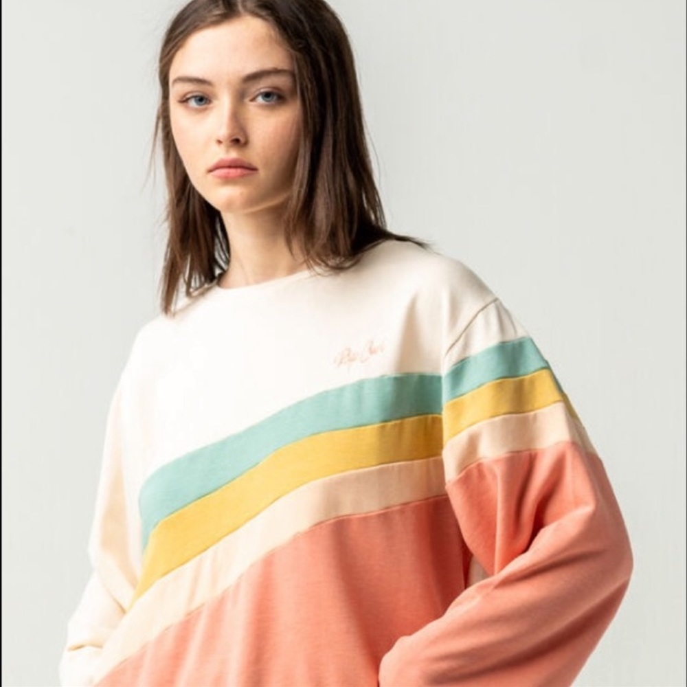 🔆RIP CURL🔆 LA BONITA CREW 70’s RETRO SWEATSHIRT - Picture 8 of 14